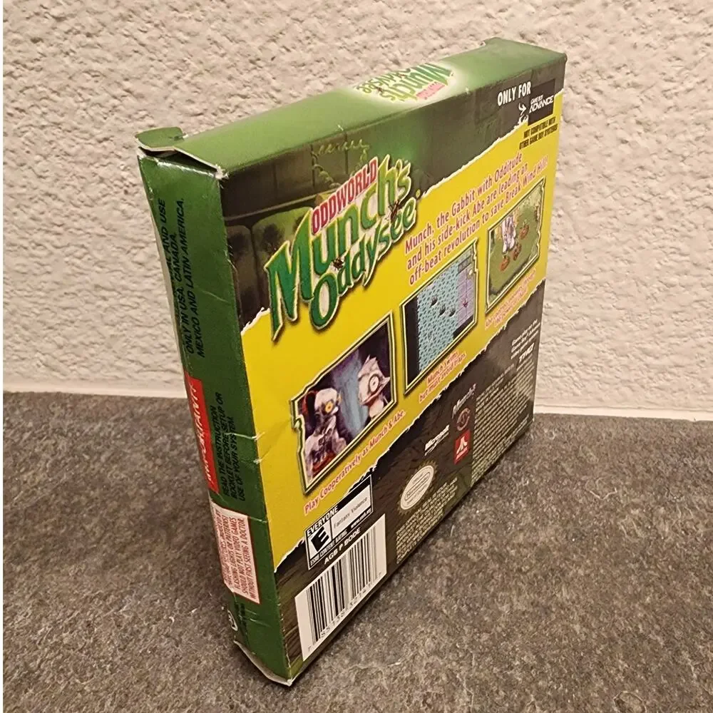 Game - Oddworld: Munch's Oddysee (CIB+) - GBA - Nintendo